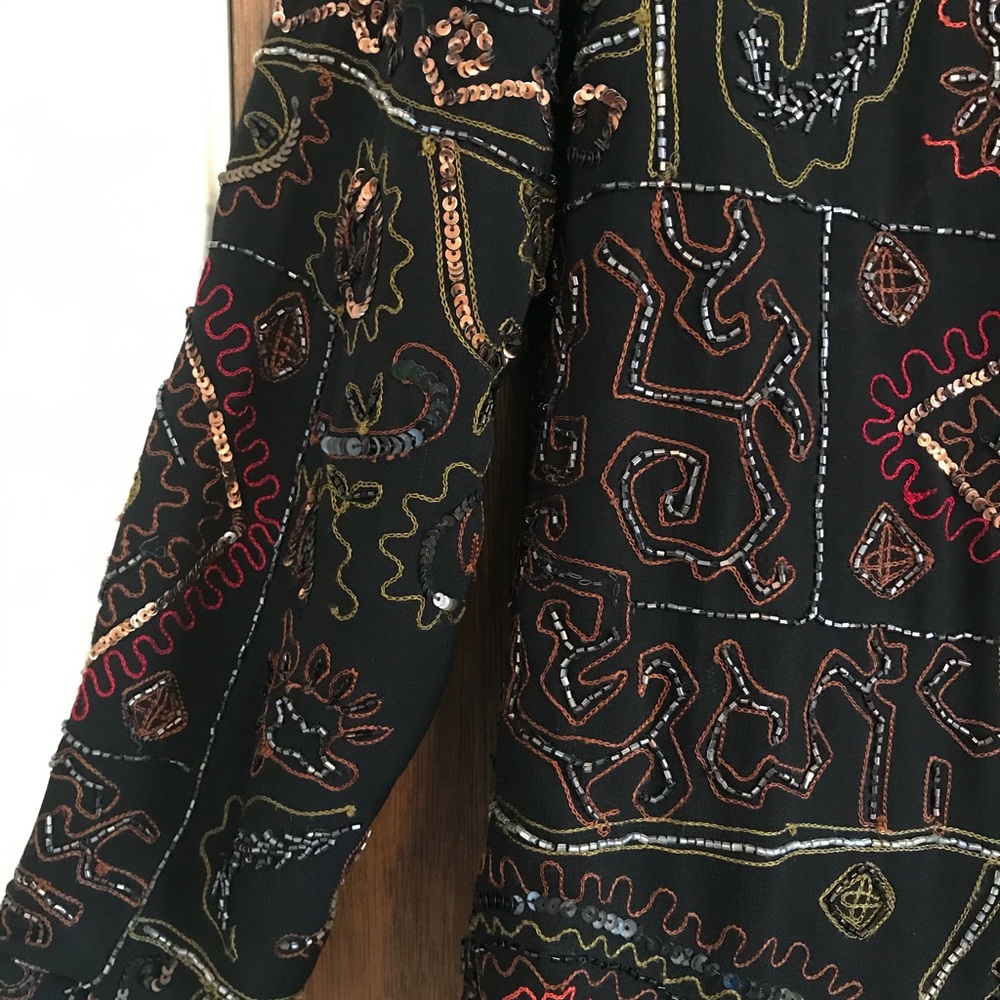 Chico’s Beaded Blazer - Picture 2 of 7